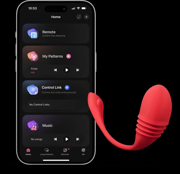 Lovense Vulse App-Controlled Hands-Free Thrusting Egg Vibrator - Image 4