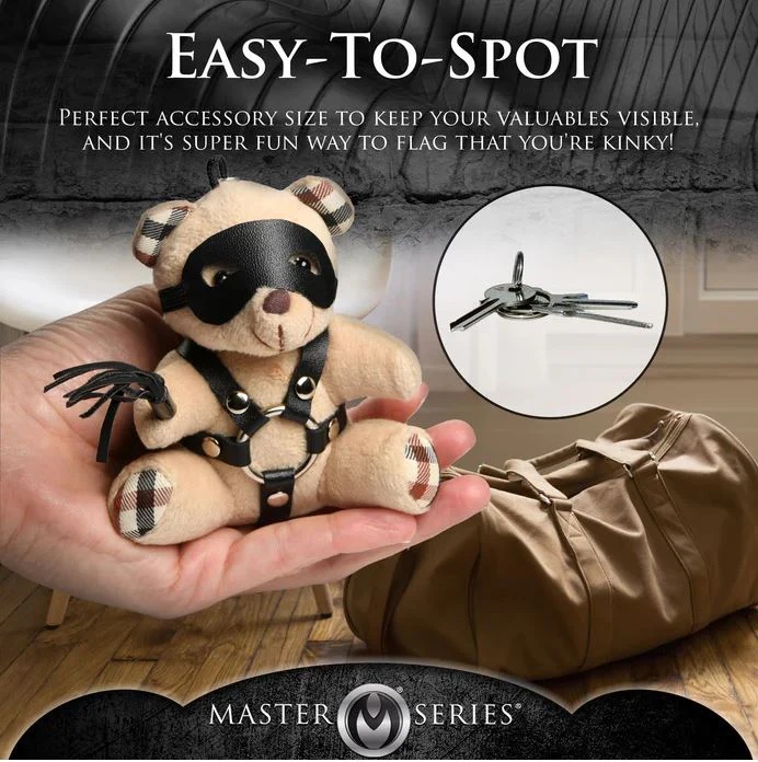 Master Series BDSM Plush Teddy Bear Keychain - Image 6