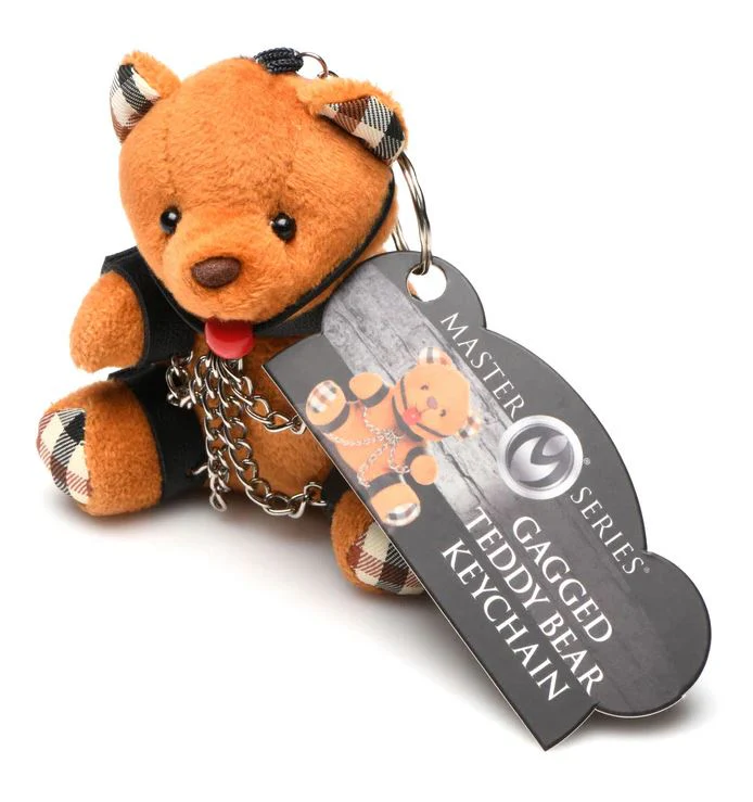 Master Series Gagged Plush Teddy Bear Keychain - Image 2