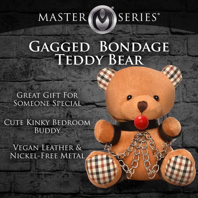 Master Series Gagged Teddy Plush Bear - Image 5