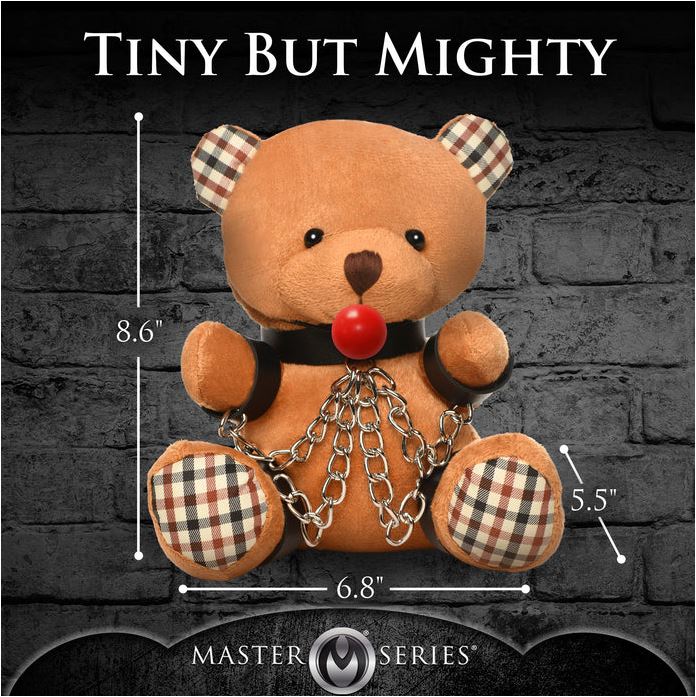 Master Series Gagged Teddy Plush Bear - Image 6