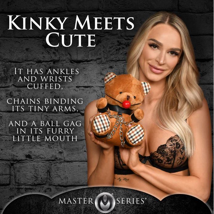 Master Series Gagged Teddy Plush Bear - Image 7