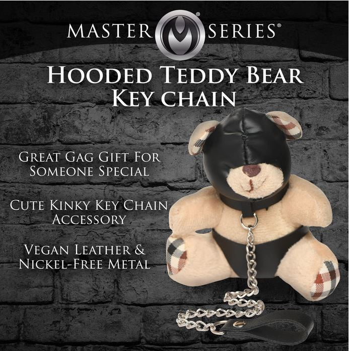 Master Series Hooded Plush Teddy Bear Keychain - Image 4
