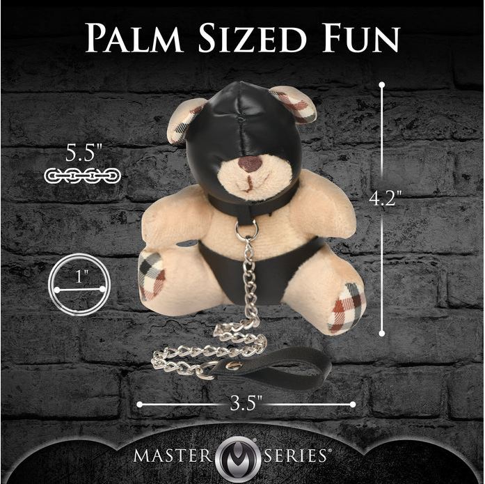 Master Series Hooded Plush Teddy Bear Keychain - Image 7