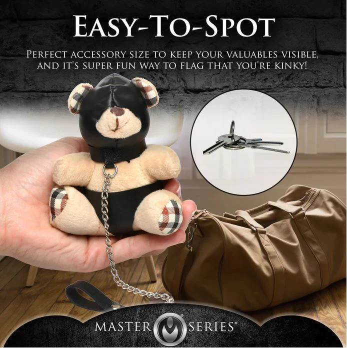 Master Series Hooded Plush Teddy Bear Keychain - Image 8