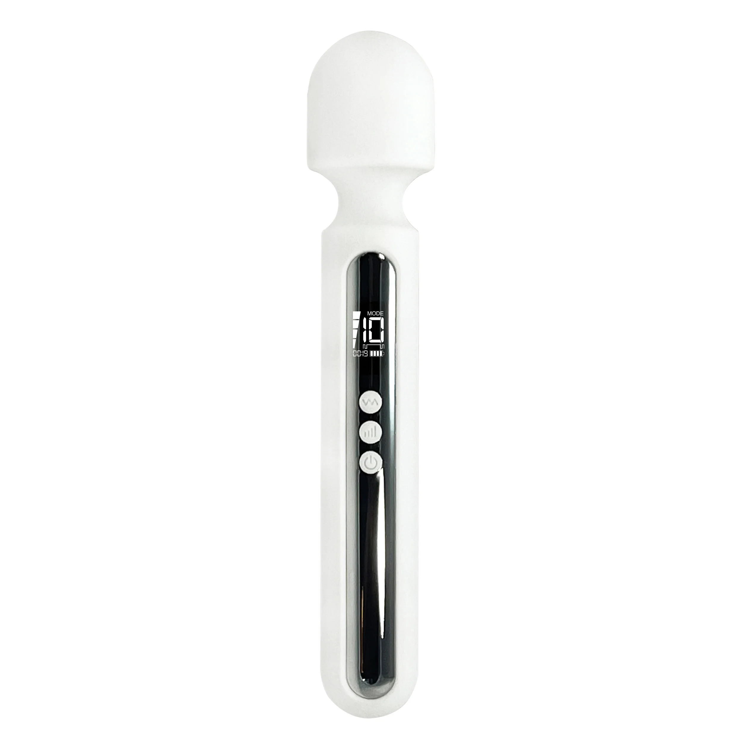 Mighty Wand Cyber Plus Personal Massager Vibrator - White - Image 3