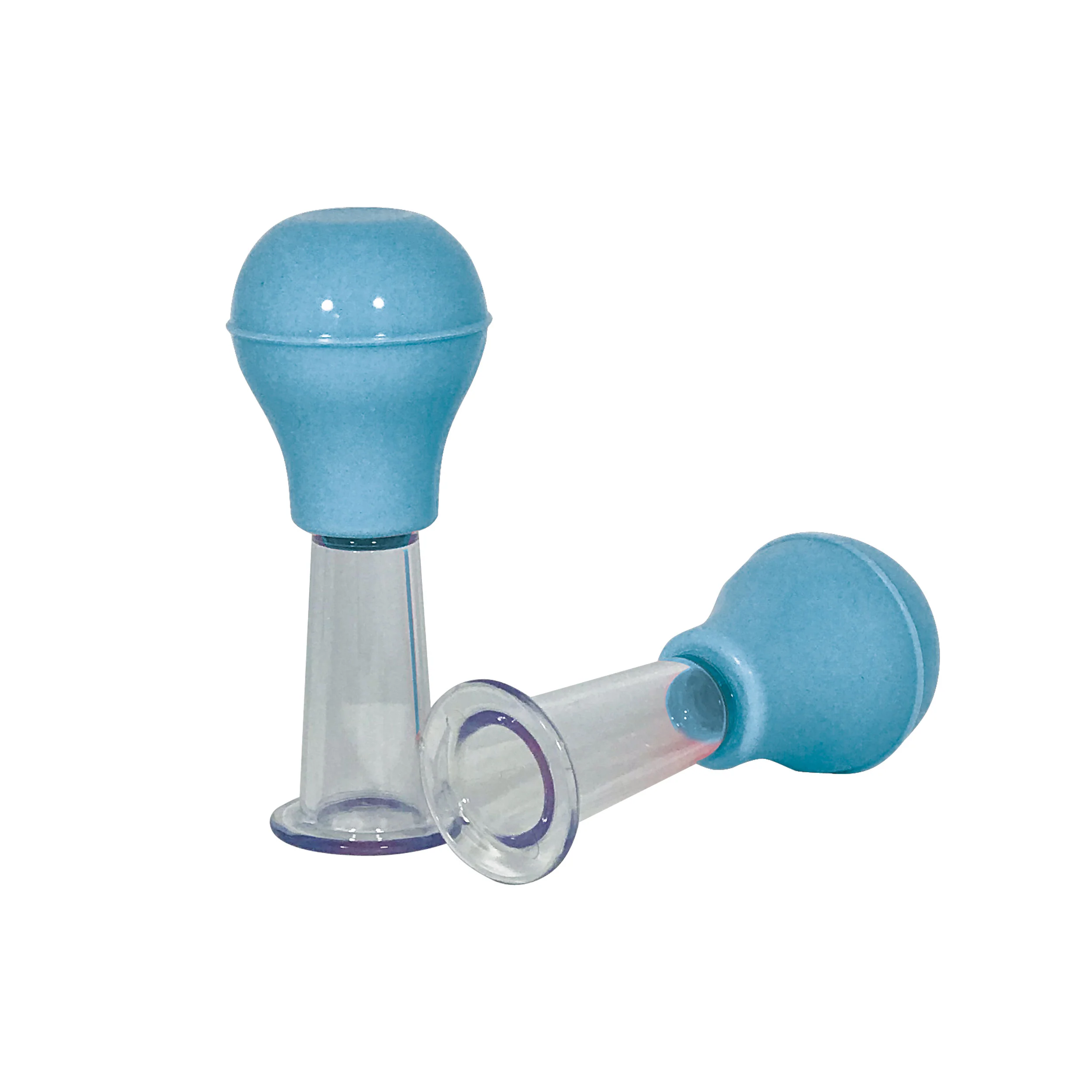 NippleWear Nipple Suckers in Blue - Set of 2 Medium Sukers