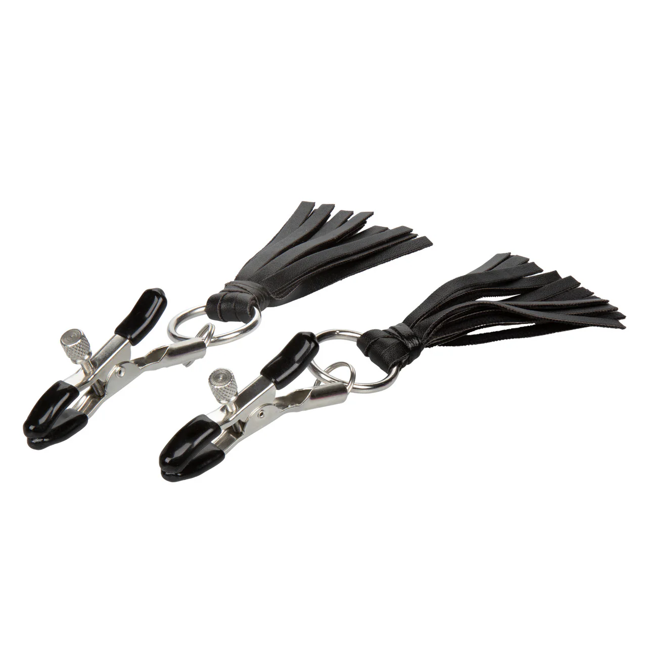 Nipple Play Playful Tassels Nipple Clamps - Black - Image 2