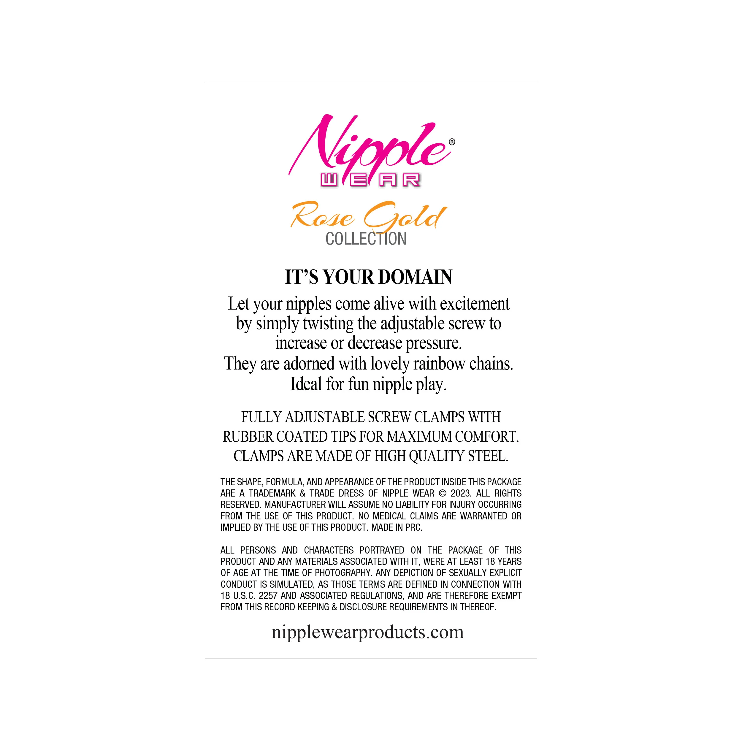 NW RG RAINBOW NIPPLE CLIPS - Image 3