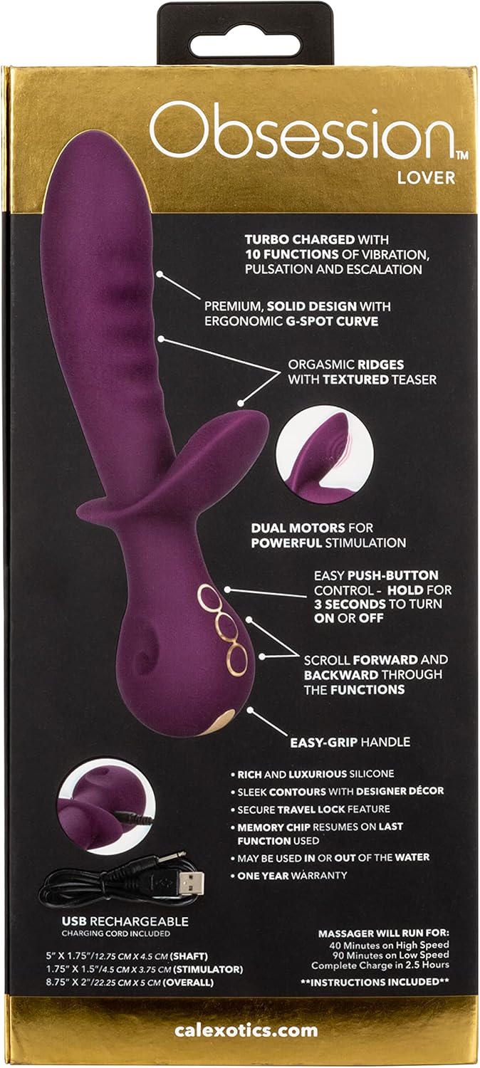 Obsession Lover Vibrator, Purple - Image 5