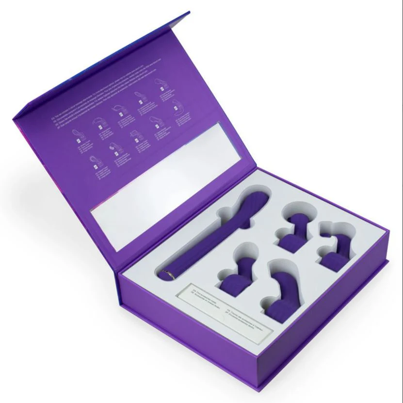 Otouch Magic Stick Multi Functioning Vibrator With 4 Attachments- Purple - Image 3