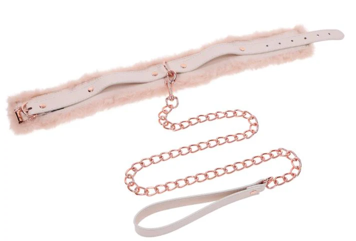 Peaches 'n CreaMe Fur Collar & Leash - Image 3