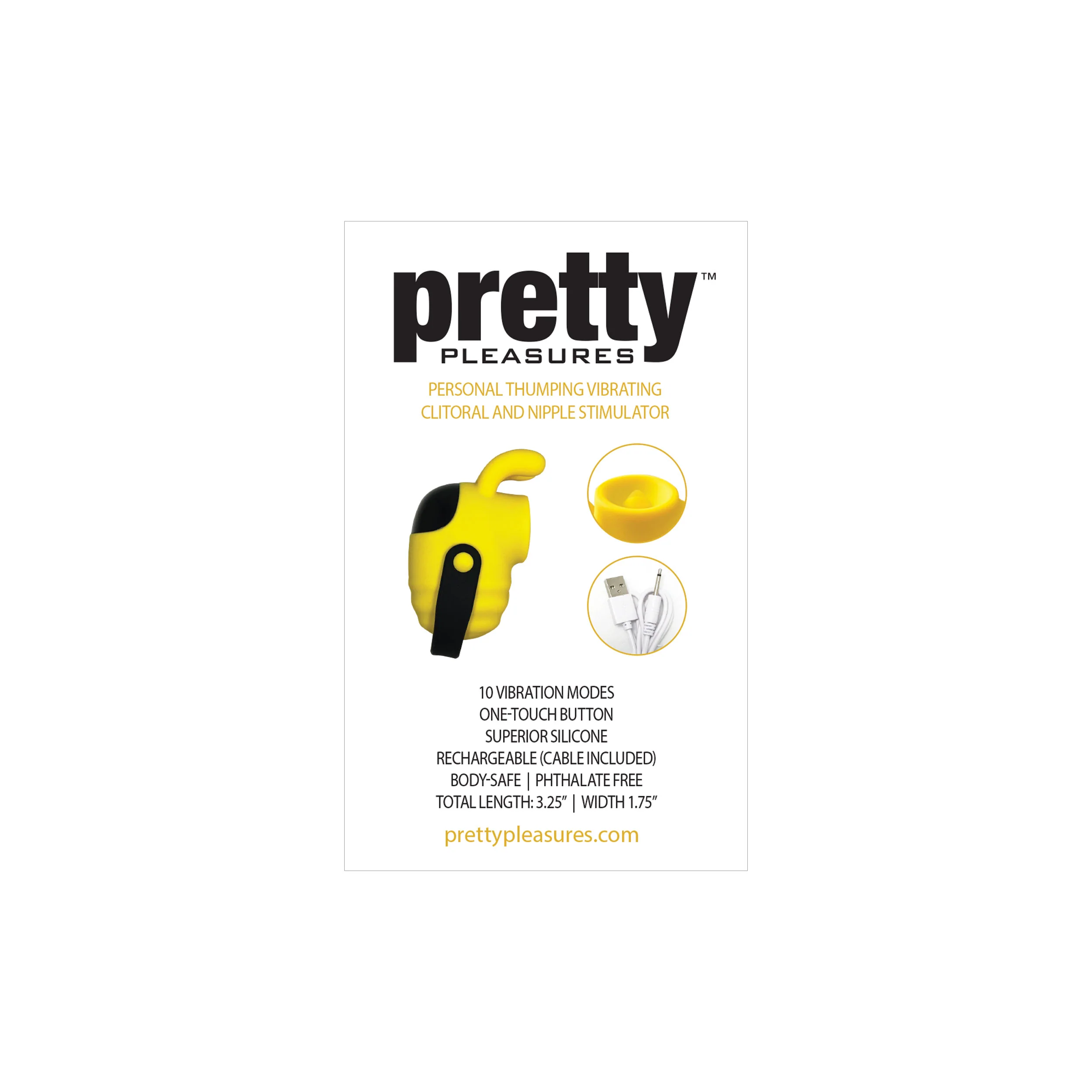 Pretty Pleasures Personal Bee Thumping Vibrating Stimulator - Image 6