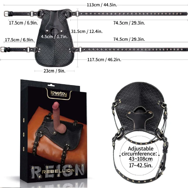 Rebellion Reign Dildo Mount Saddle - Image 5