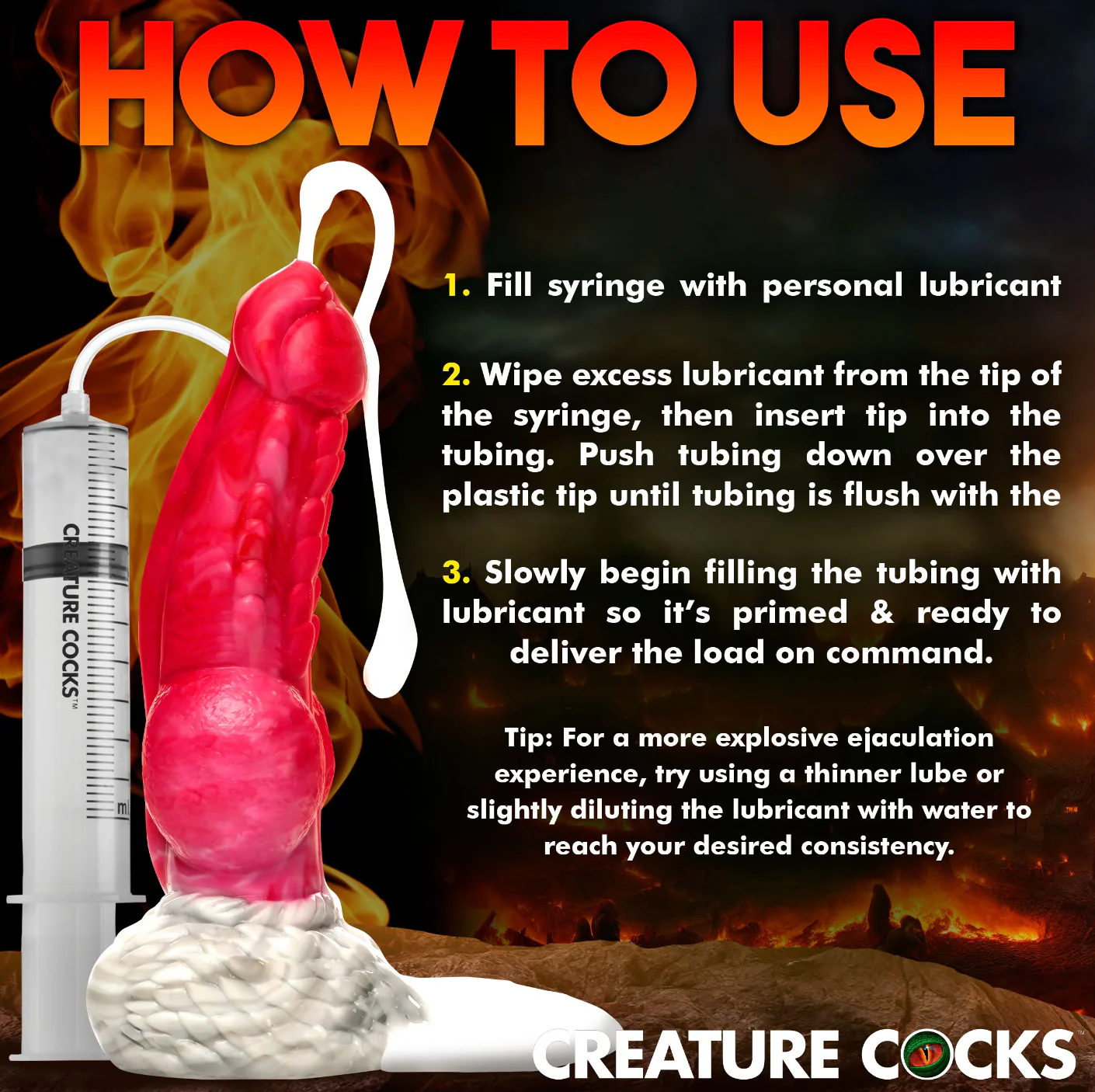 THE RESURRECTOR PHOENIX SQUIRTING DILDO BY CREATURE COCKS - Image 8