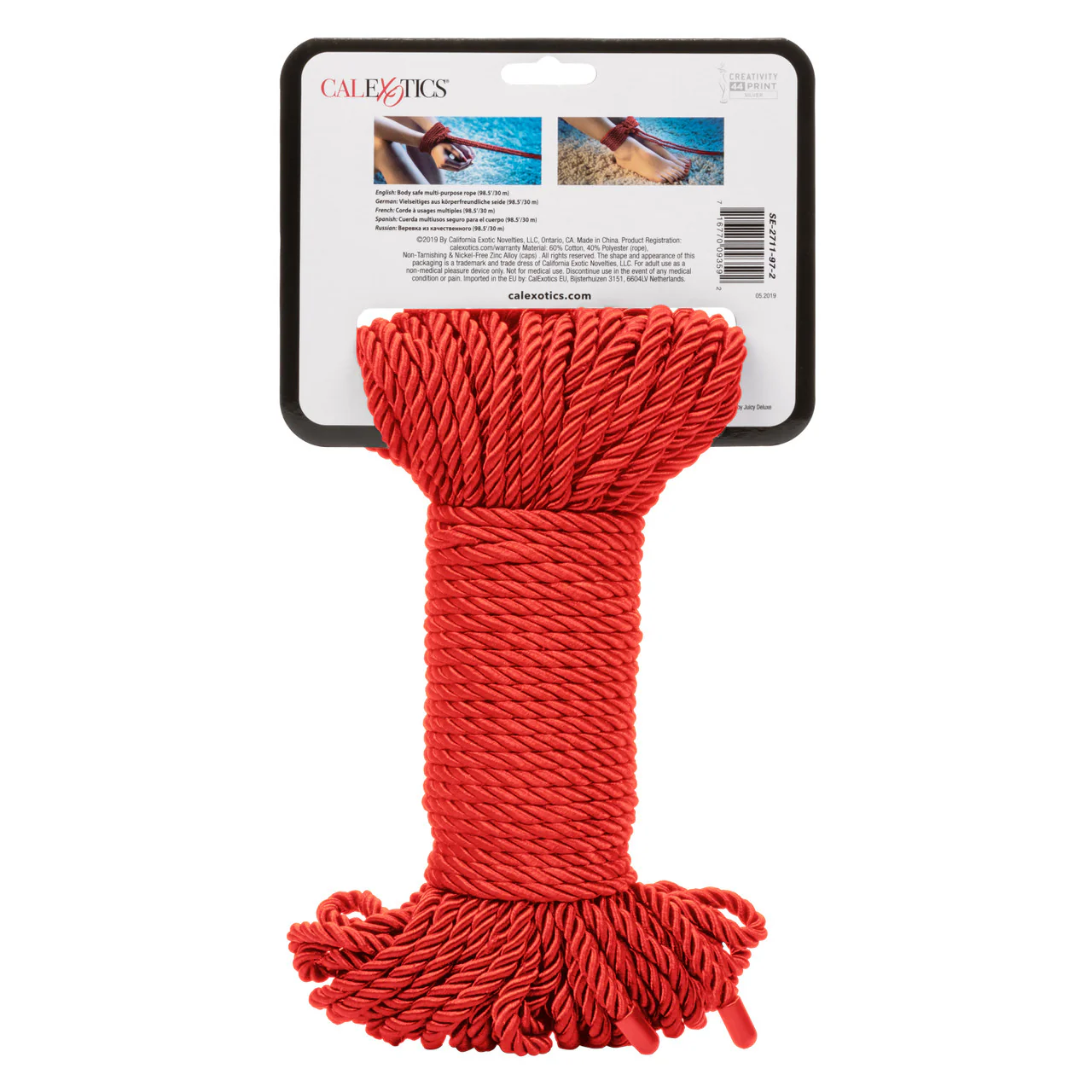 Scandal BDSM 30m Rope - Red - Image 5