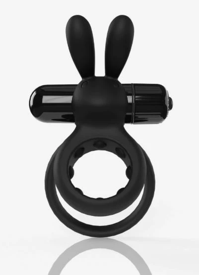 Screaming O 4B Ohare Vibrating Rabbit Cock Ring - Black - Image 3