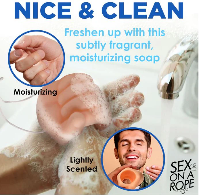 Sex On A Rope Tug N' Scrub Lightly Scented Soap - Image 6