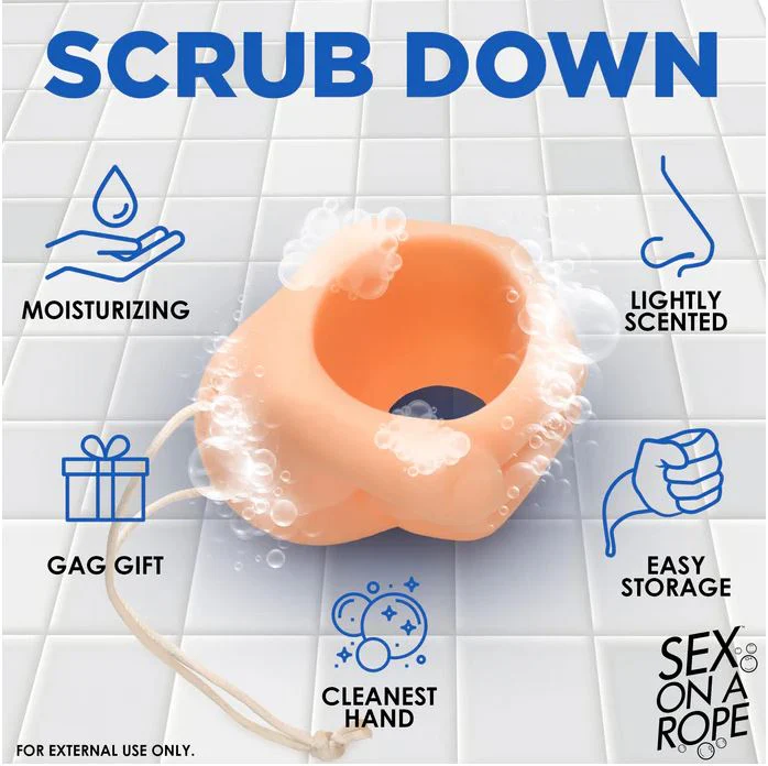 Sex On A Rope Tug N' Scrub Lightly Scented Soap - Image 8