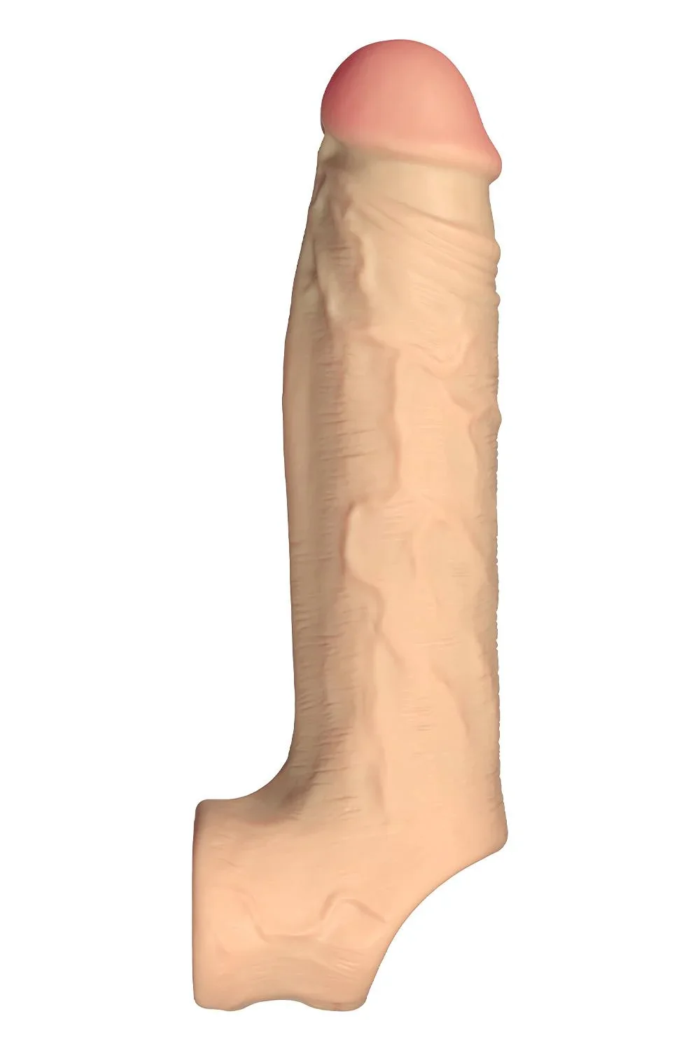 Shaft Vibrating 8.8" Penis Sheath in Size 2 - Pine