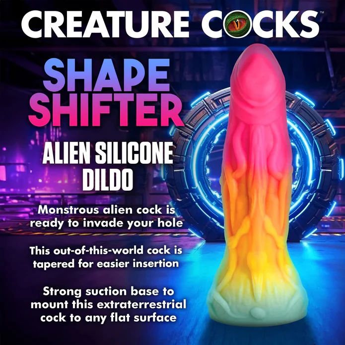 SHAPE SHIFTER FANTASY ALIEN SILICONE DILDO - Image 5