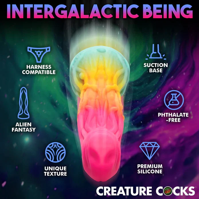 SHAPE SHIFTER FANTASY ALIEN SILICONE DILDO - Image 7