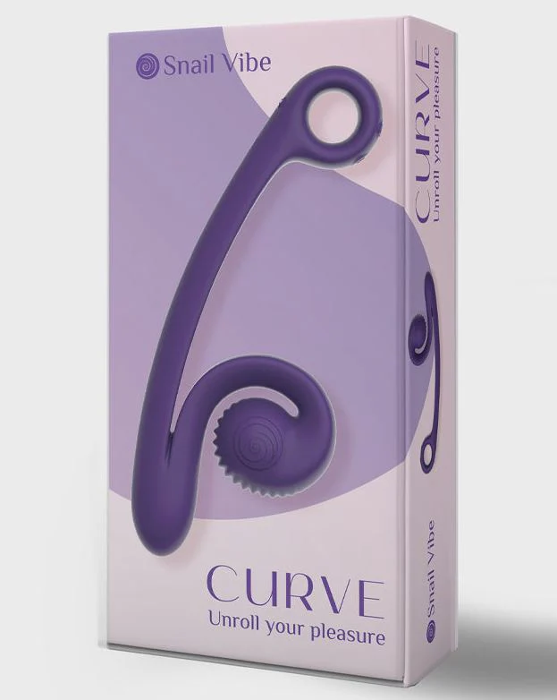 Snail Vibe Curve Vibrator - Purple - Image 3