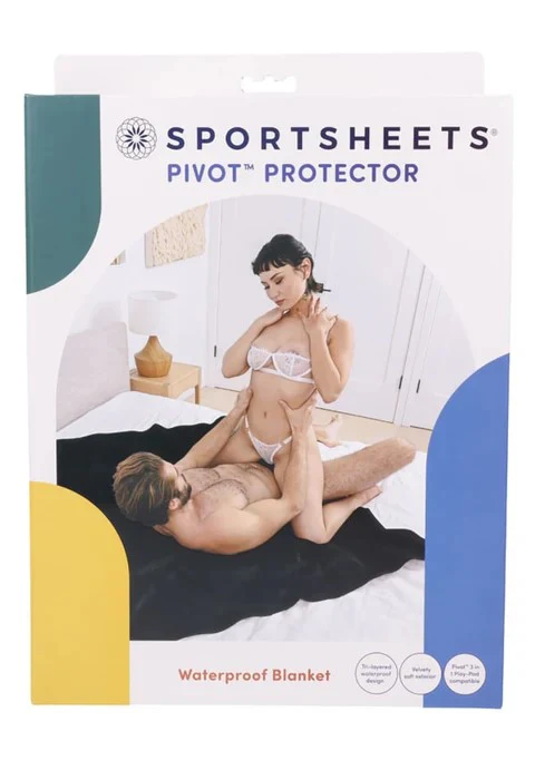 Sportsheets Black Pivot Protector Blanket - Image 2