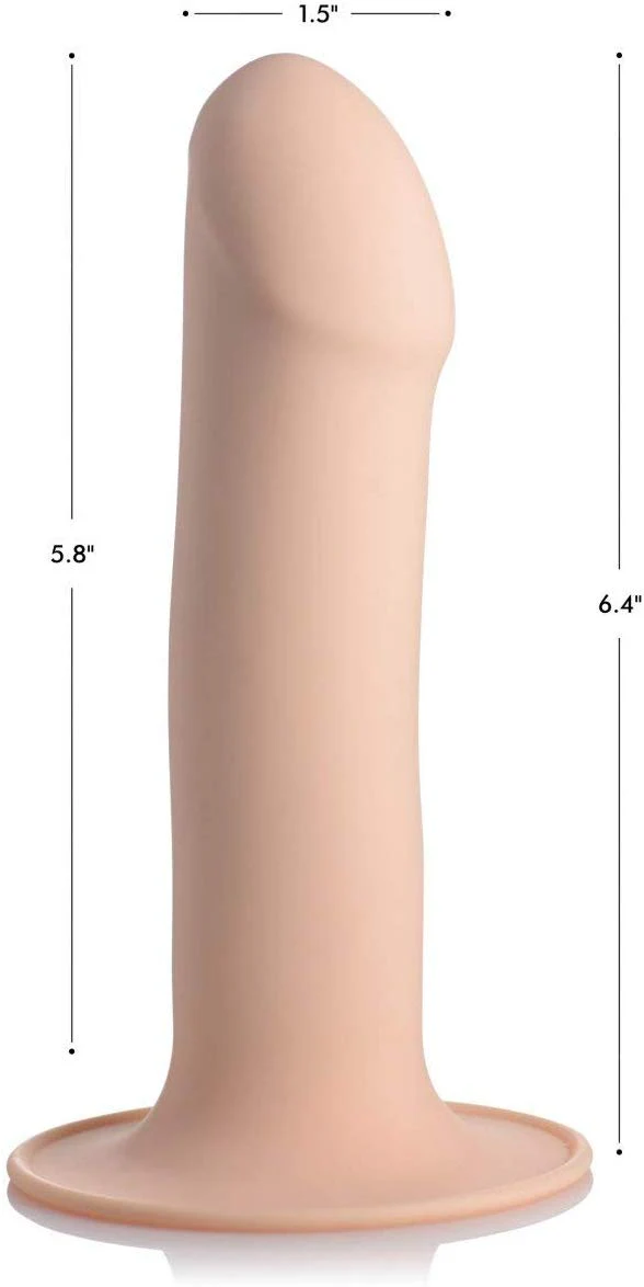 Squeezable Phallic Dildo - Flesh - Image 5