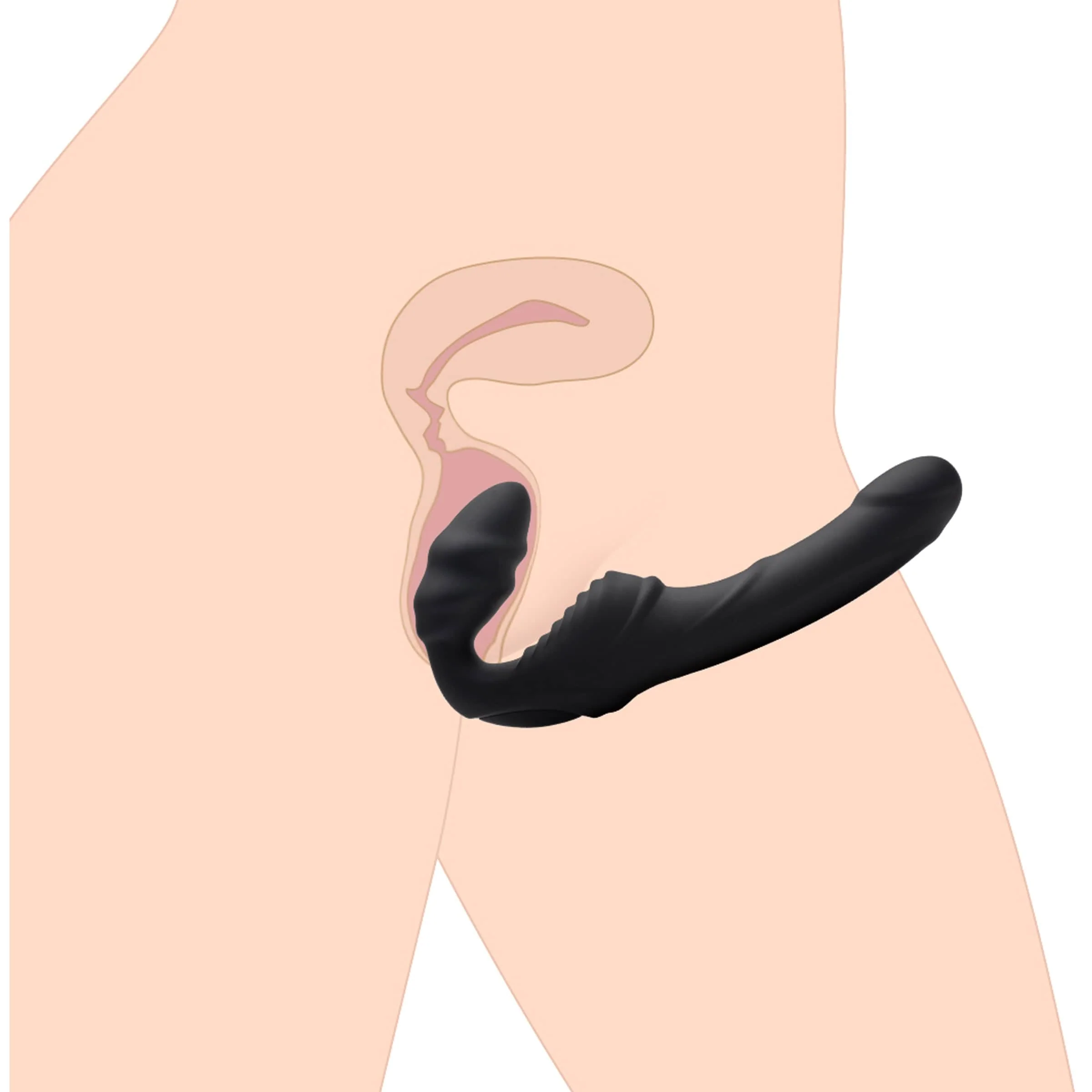 Strap U Slim Rider Strap On - Black - Image 5