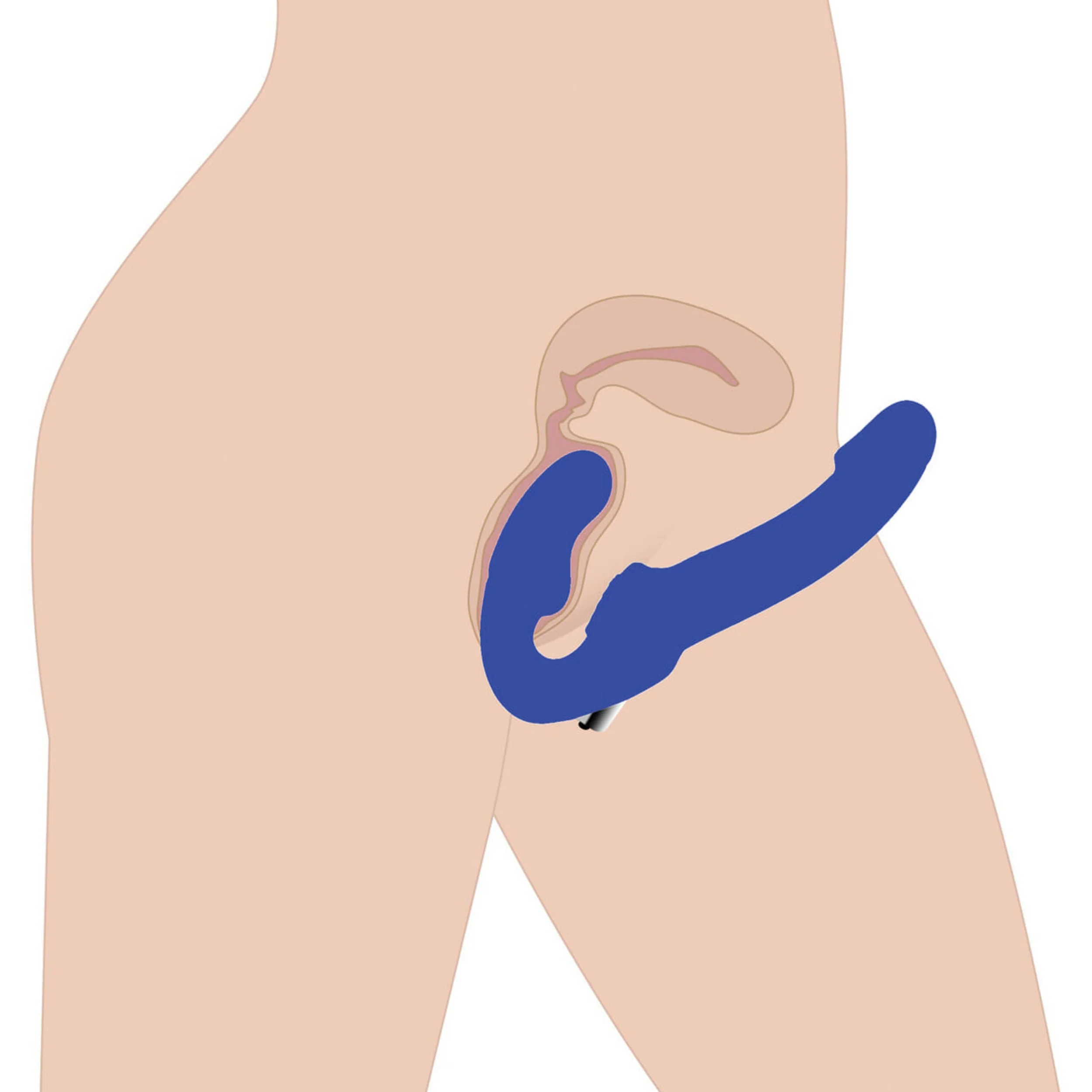 Strap U Revolver II Strapless Strap-On – Blue - Image 2