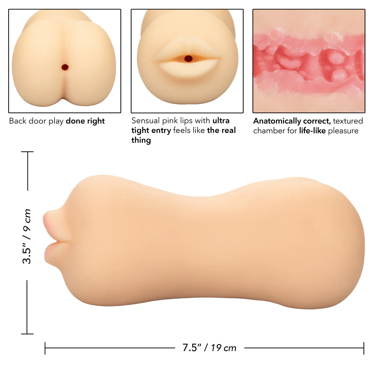 Stroke It Mouth/Ass Masturbator - Image 6