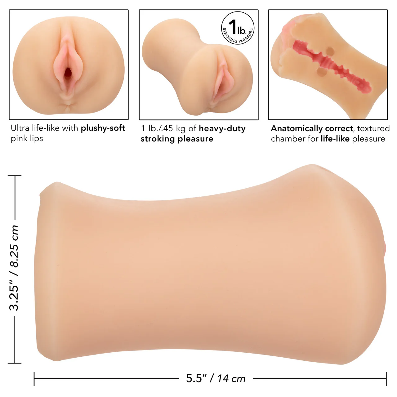 Stroke It Tight Ivory Pussy Stroker - Image 4