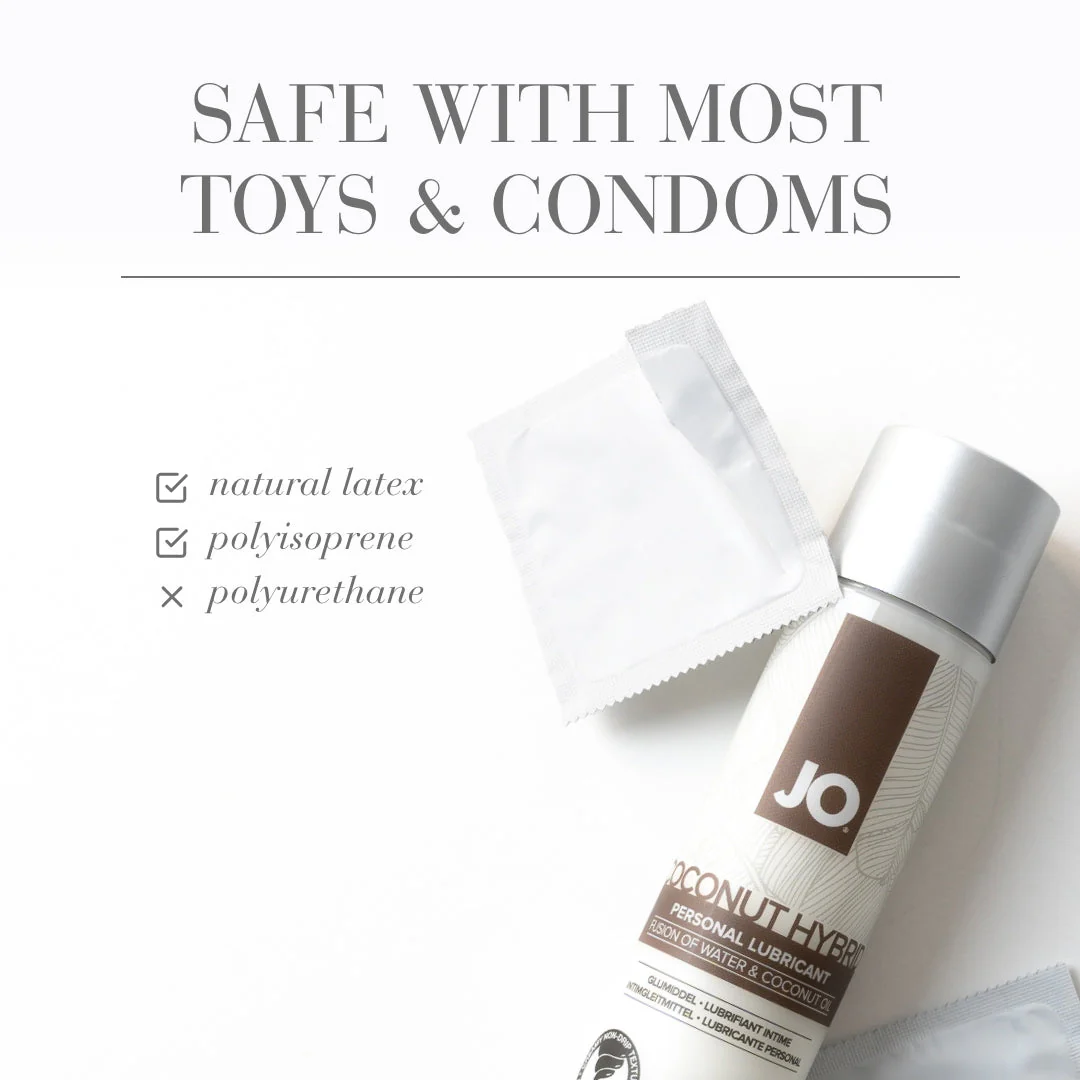 JO Coconut Hybrid Original Lube - 1 oz - Image 4