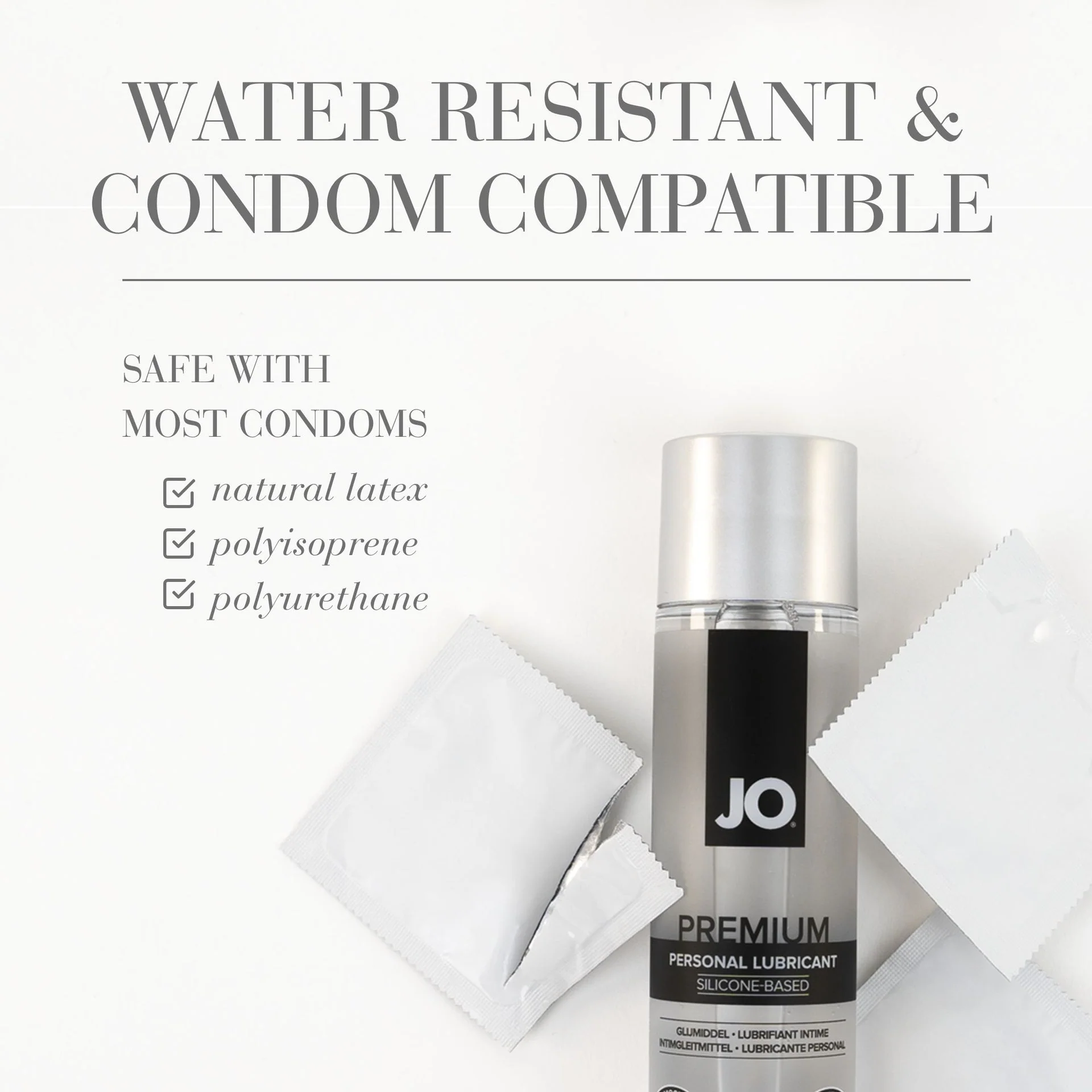 JO Premium Original Silicone Lubricant - 2 oz - Image 4