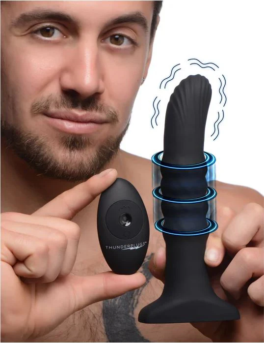 Thunderplugs Sliding Shaft Anal Plug With Remote Control - Image 7