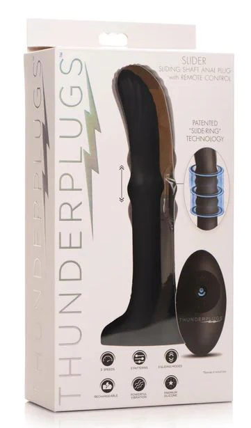Thunderplugs Sliding Shaft Anal Plug With Remote Control - Image 8