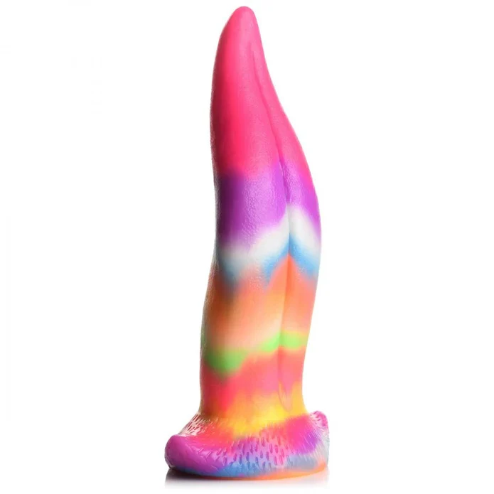 UNICORN KISS UNICORN TONGUE GLOW-IN-THE-DARK SILICONE DILDO - Image 2