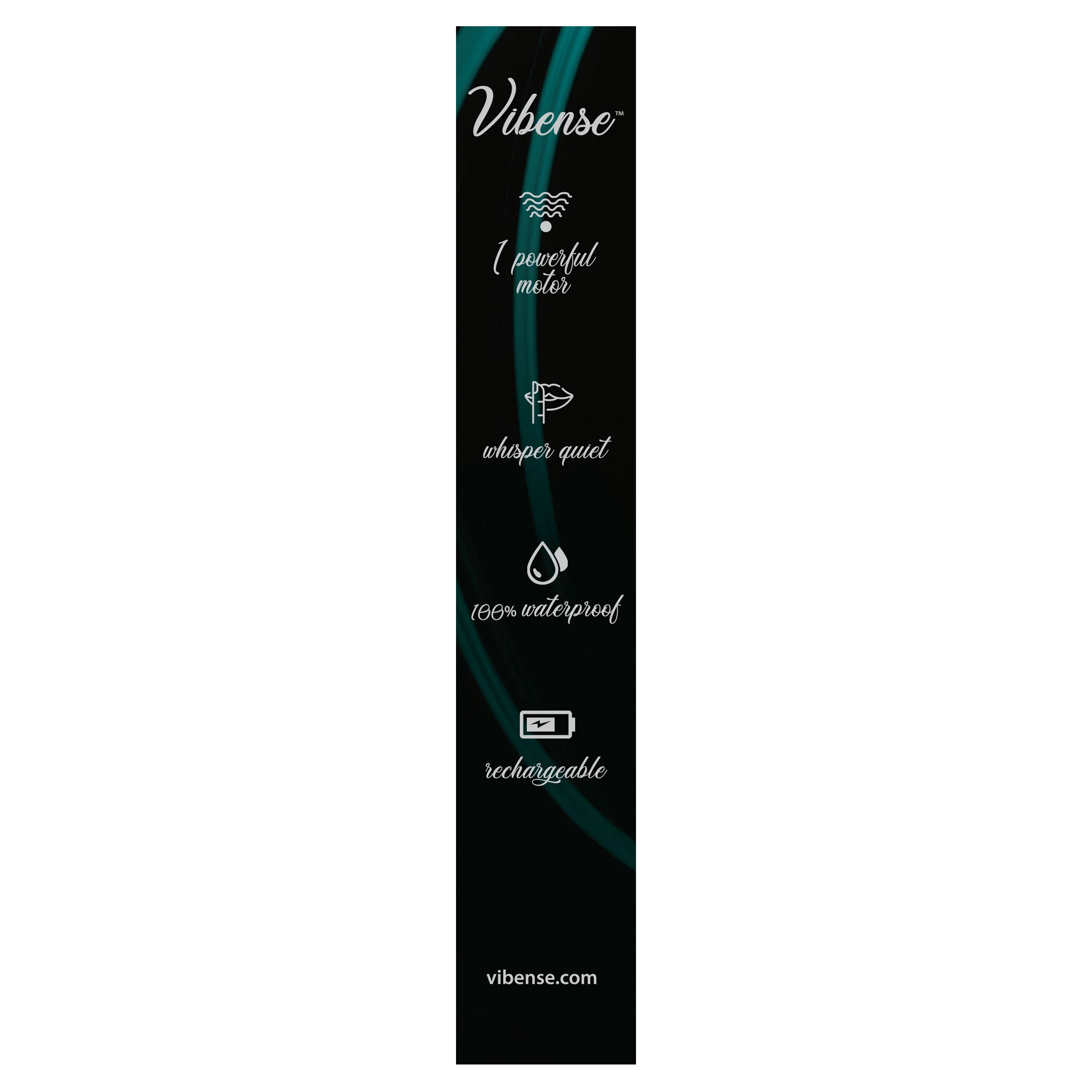 THE VIBENSE PLEASURE EGG MASSAGER WITH REMOTE - Teal - Image 4