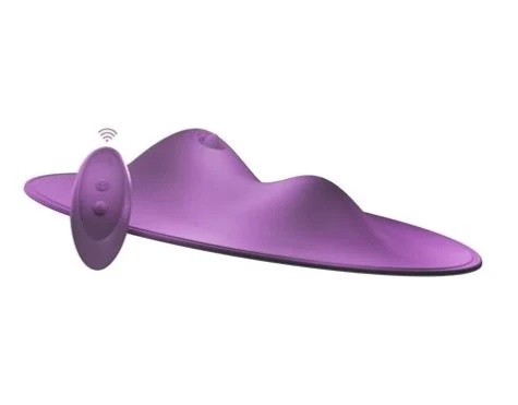 VibePad 2 Grinder Warming Tongue Vibrator with Remote - Purple - Image 6