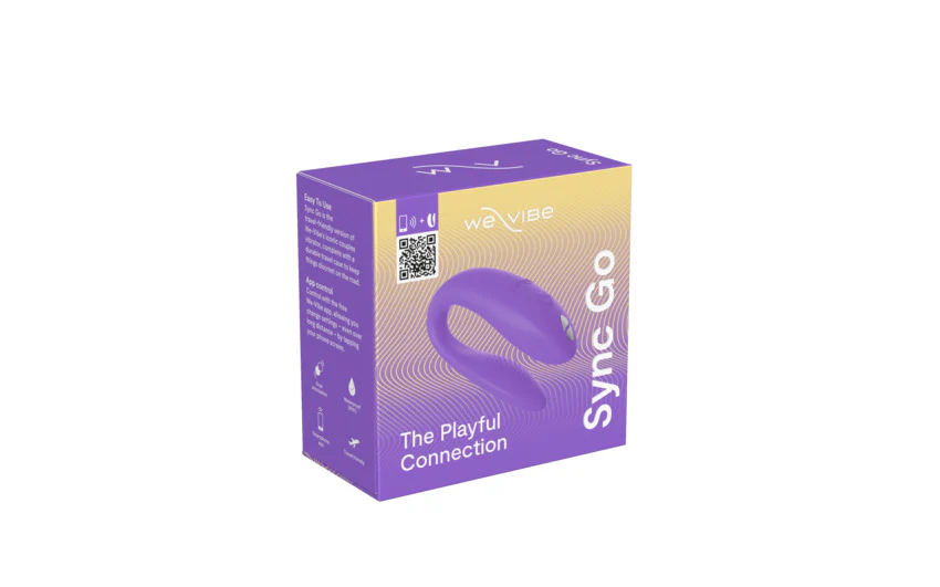 We-Vibe Sync Go Couples Vibrator - Light Purple - Image 10