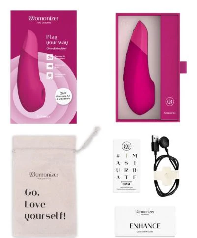 Womanizer Enhance Vibrator Pink - Image 2