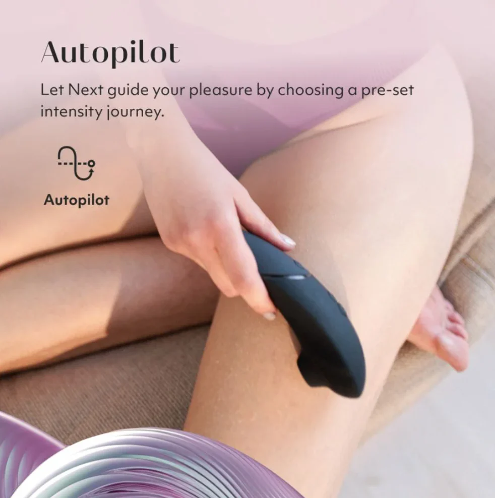 Womanizer Next Clitoral 3D Pleasure Air Stimulator - Black - Image 6