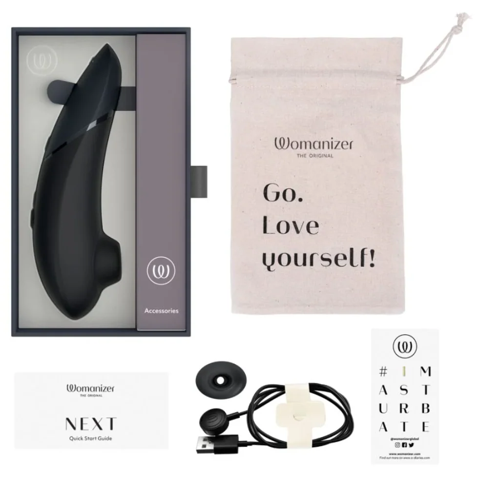 Womanizer Next Clitoral 3D Pleasure Air Stimulator - Black - Image 8