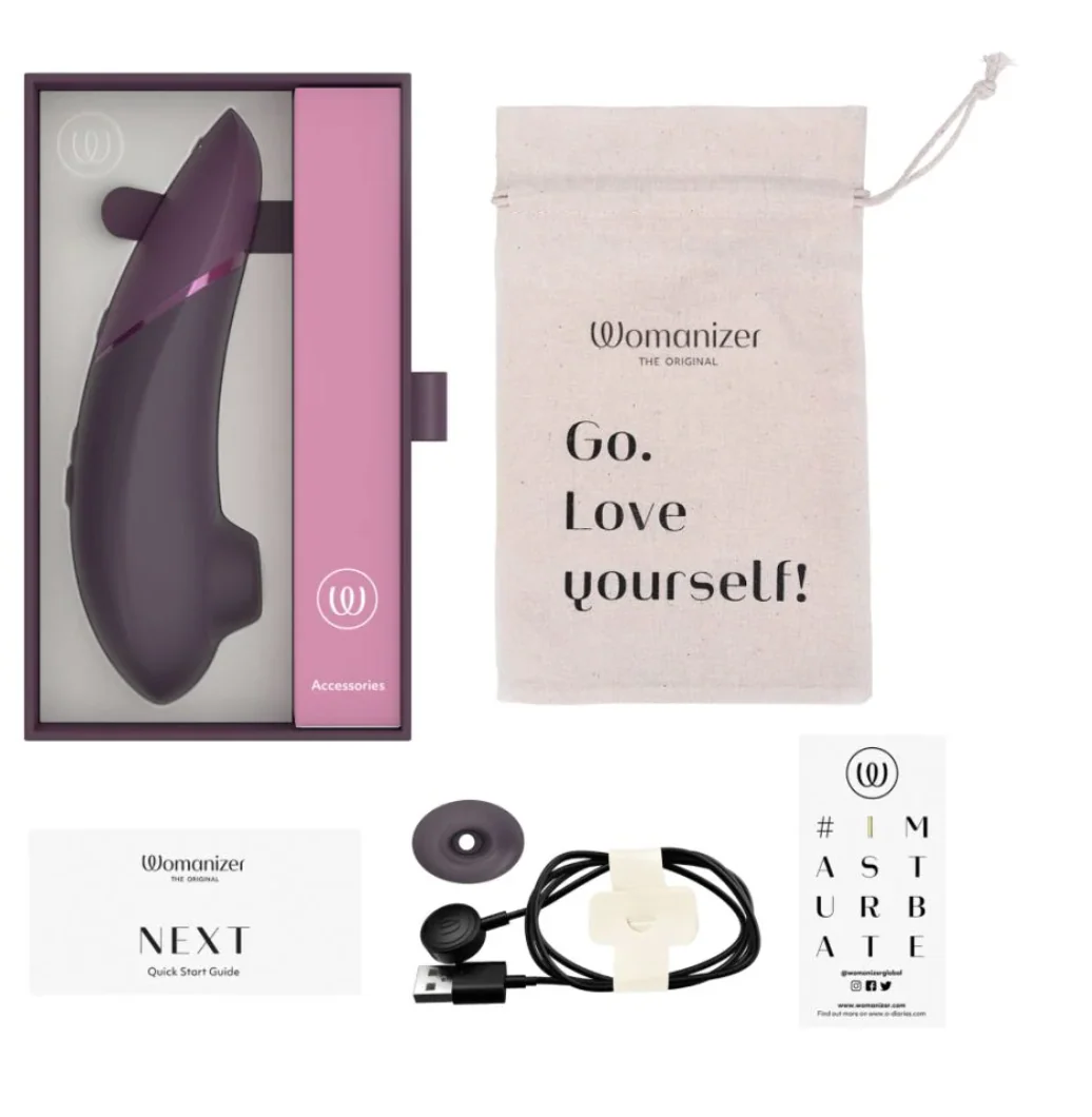 Womanizer Next Clitoral 3D Pleasure Air Stimulator - Purple - Image 8