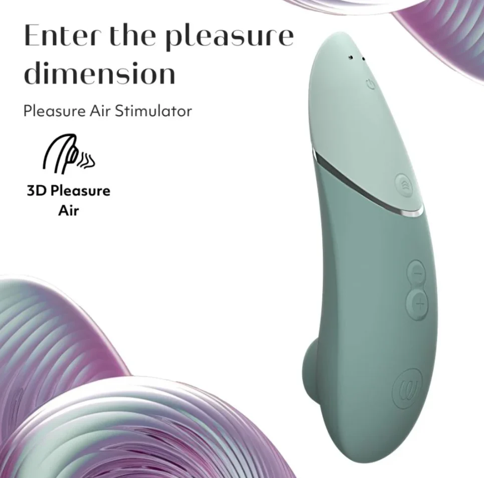 Womanizer Next Clitoral 3D Pleasure Air Stimulator - Sage - Image 2
