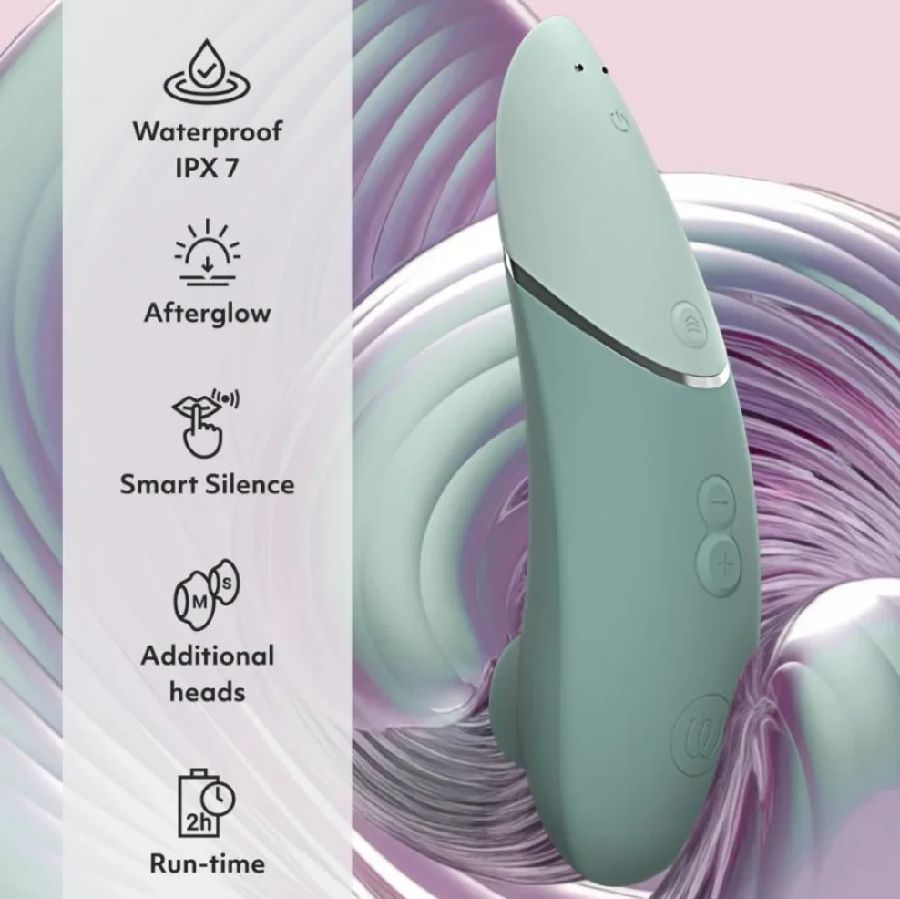 Womanizer Next Clitoral 3D Pleasure Air Stimulator - Sage - Image 7